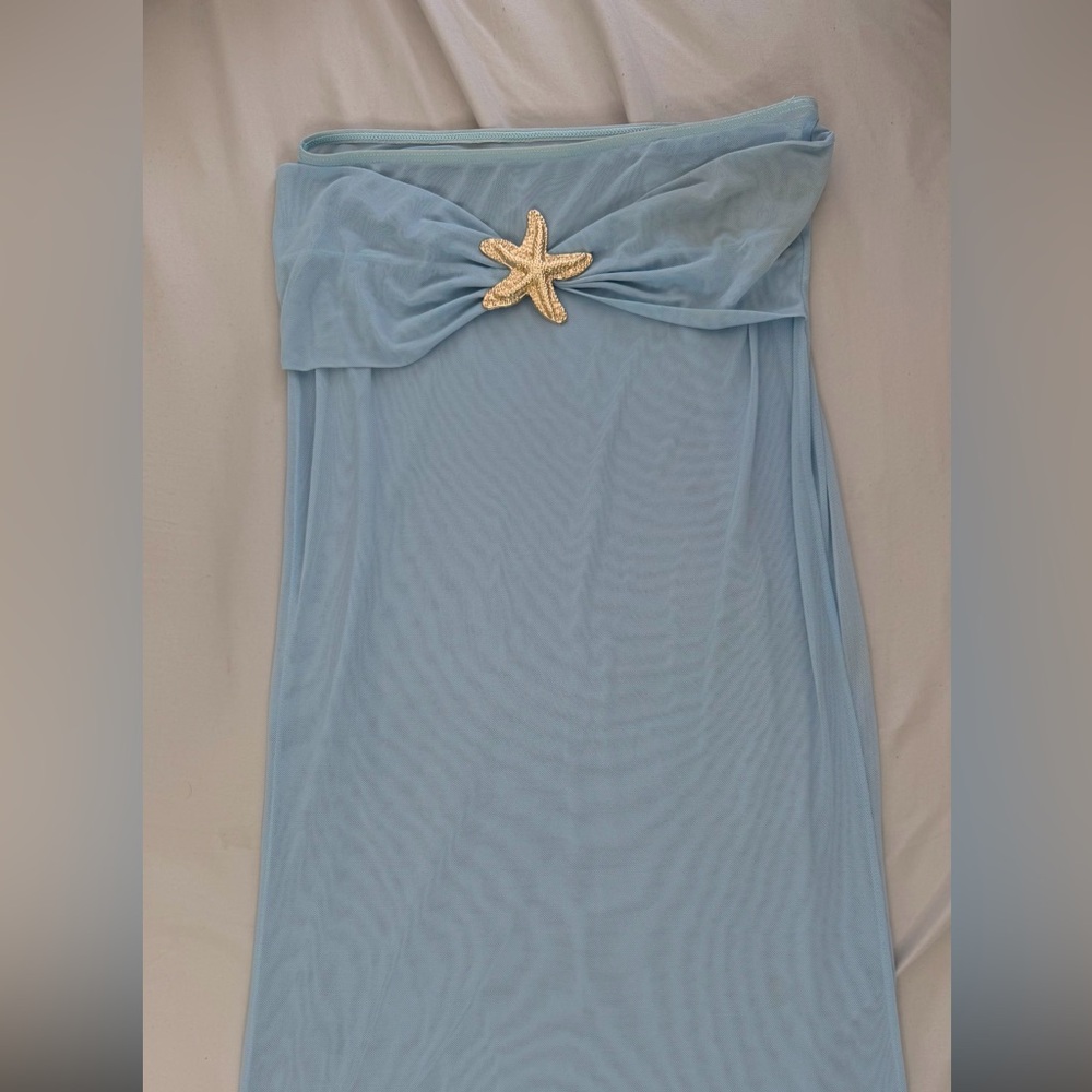 Light Blue maxi dress cover up